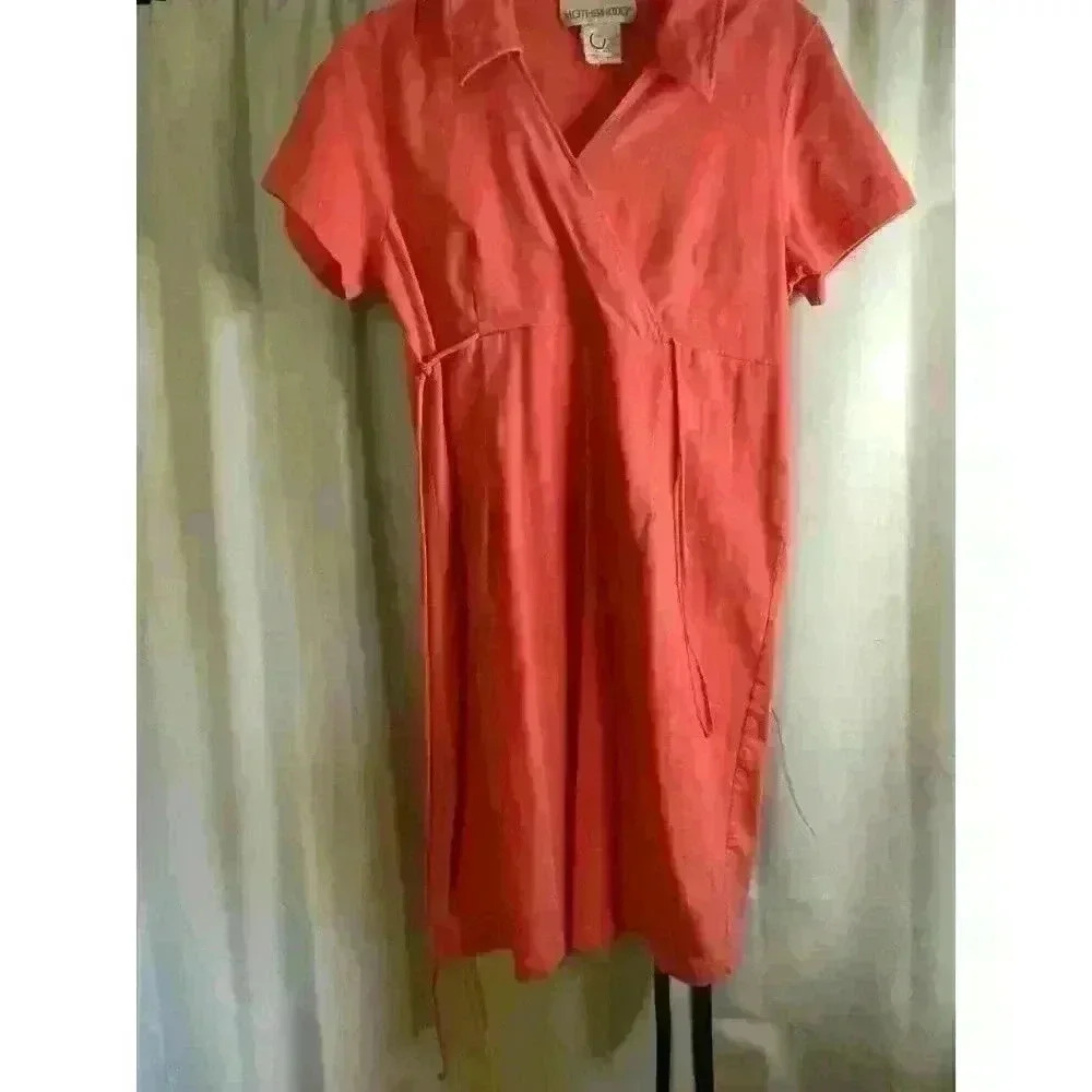 Motherhood Maternity Large Dress Coral